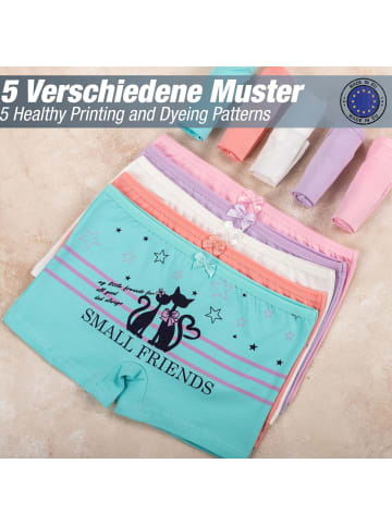 LOREZA 10er Set Pantys - Katzen - Bunt