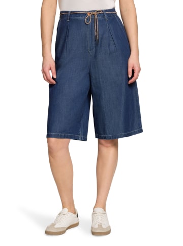 CARTOON Bermuda mit Bindegürtel in Blau