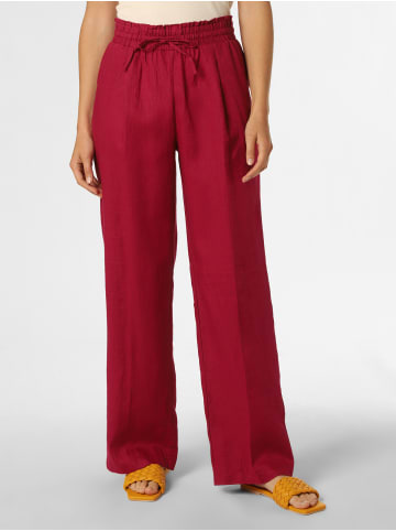 OPUS Leinenhose Marou in fuchsia