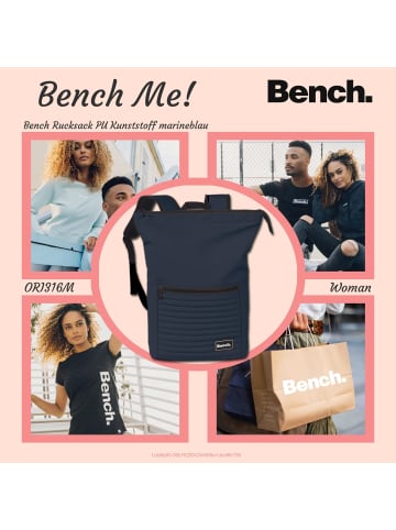 Bench Kunststoff Businessrucksack, Freizeitrucksack Bench marineblau ca. 27cm