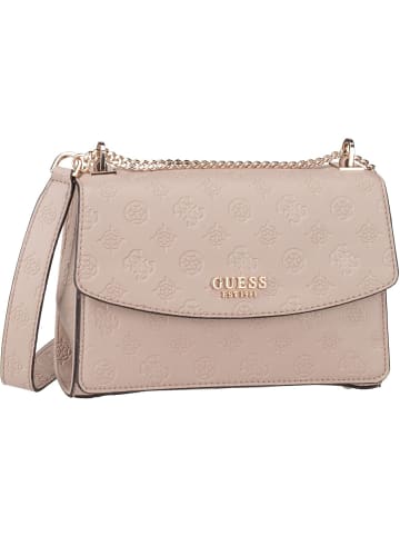 Guess Handtasche Phoebe Conv XBody Flap Logo in Simply Taupe Logo