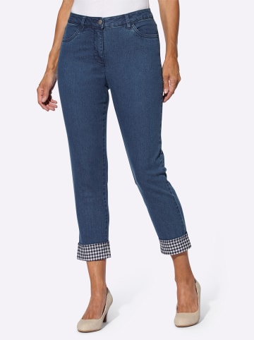 Sieh an! 7/8-Jeans in blue-stone-washed