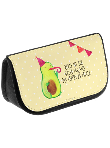 Mr. & Mrs. Panda Organizer Avocado Party mit Spruch in Gelb Pastell