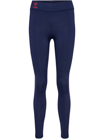 Hummel Hummel Leggings Hmlq4 Multisport Damen Dehnbarem in MARINE