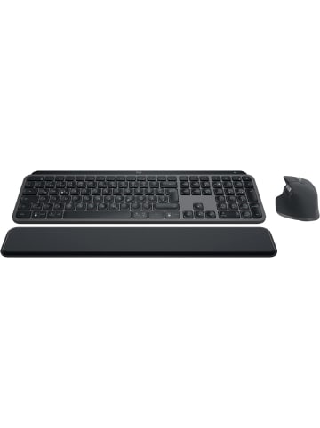 Logitech Logitech Präzisionstastatur Tastatur-Maus Set MX Keys S in Schwarz