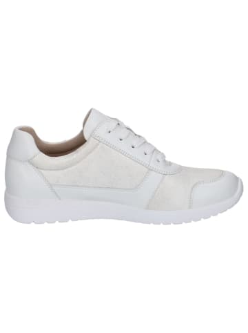 Caprice Sneaker in WHITE/SILVER