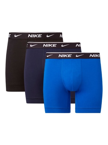 Nike Boxershorts Everyday Cotton Stretch Boxer Brief 3P in Obsidian/Game Royal/Black