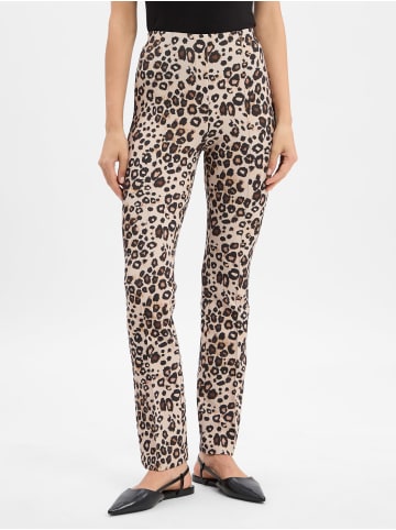 MARC CAIN COLLECTIONS Hose Frederica in beige schwarz