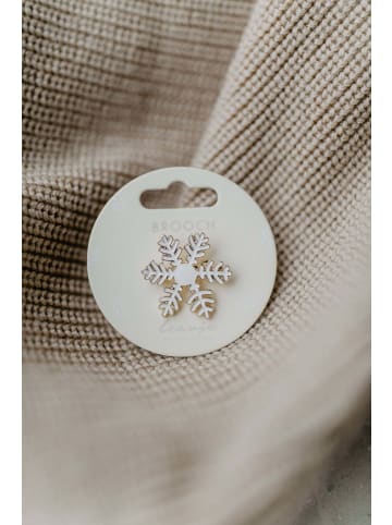 leevje Brosche snowflake' in multicolored