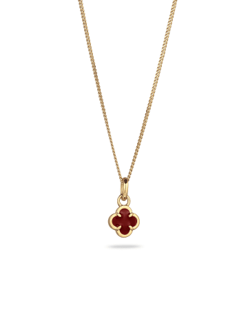 Elli Halskette 925 Sterling Silber in Rot