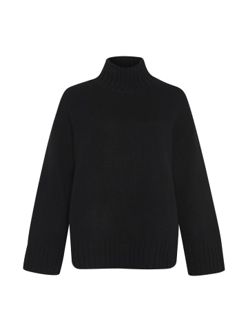 Style Republic Rollkragenpullover OVERSIZED BOXY Kaschmir-Woll-Gemisch in Black