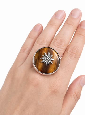 Allgäu Rebell Trachtenring " Eva " in braun