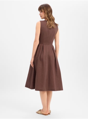 Ambiance Kleid in camel - 0002