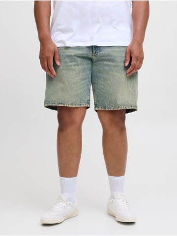 JACK & JONES PLUS Jeans-Shorts in Blue Denim