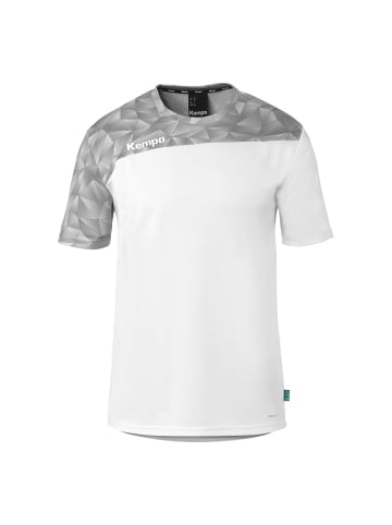 Kempa Trainings-T-Shirt Athletics 29 in weiß/steingrau