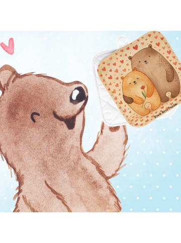 Mr. & Mrs. Panda Topfhalter Bären Liebe Design ohne Spruch in Weiß