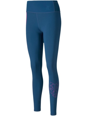 Puma Leggings Train High Rise 7/8 in Blau