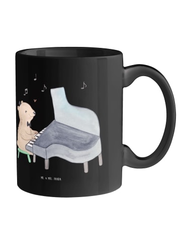Mr. & Mrs. Panda Kaffeebecher Klavier Magie mit Spruch in Schwarz