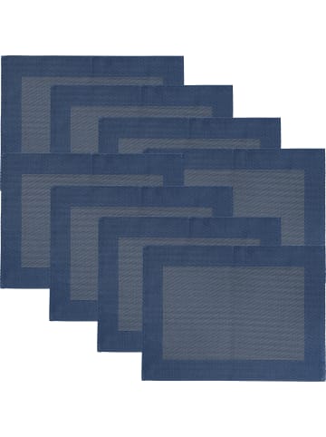 Erwin Müller Tischset 8er-Pack Lissabon in blau