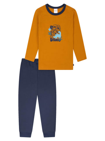 Schiesser Pyjama Nightwear 2 in curry