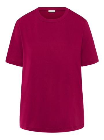 Hanro T-Shirt Natural Shirt 1er-Pack in intense garnet