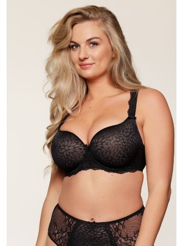 LINGADORE DAILY T-Shirt BH - Plus Size Schwarz/Nude