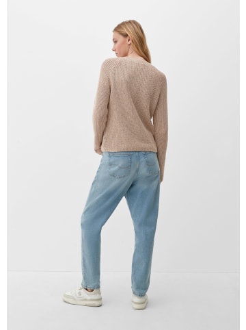 QS Strickpullover in 82W0_sandfarben