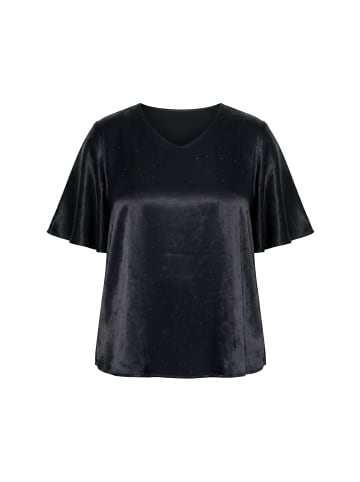Ulla Popken Blusentop in schwarz