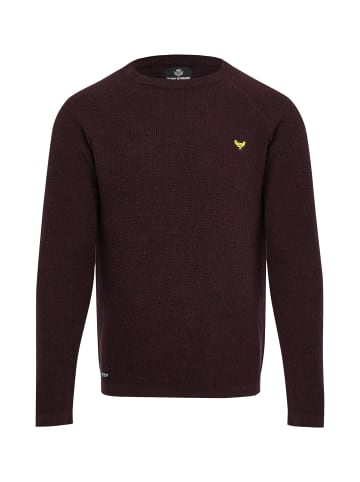 Threadbare Strickpullover Pitkin in Burgundy / Black Twist