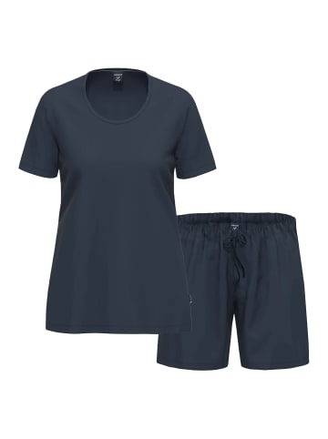 Ammann Schlafanzug Cotton in Nightblue