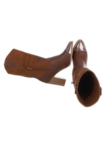 Ital-Design High Heel in Camel