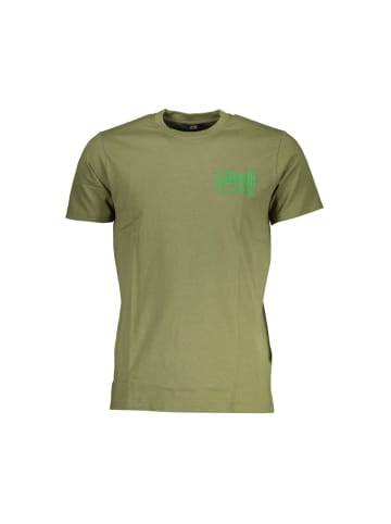 cavalli CLASS Grünes Baumwoll-T-Shirt