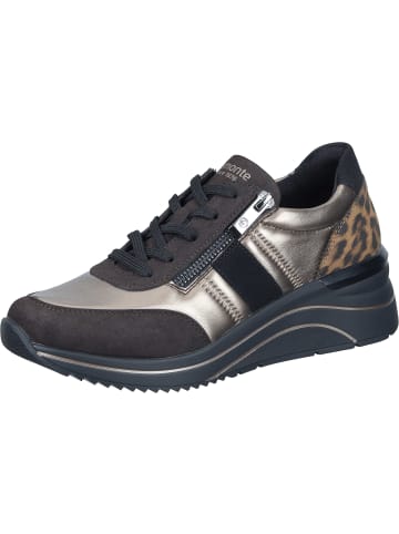 remonte Schnürschuhe in nougat/bronze/schwarz/braun