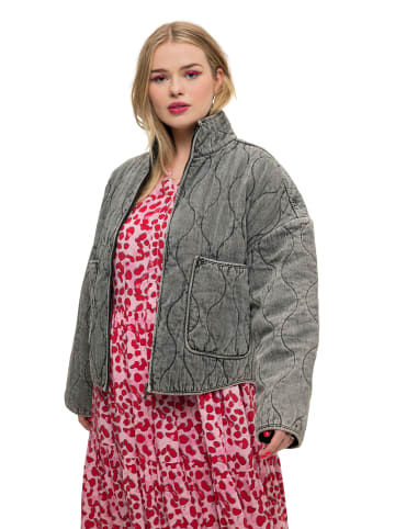 Studio Untold Kurzjacke in anthrazit melange