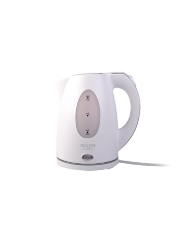 Adler Europe Adler AD 1207 Wasserkocher 1,5 L - 2000 W, 360°-Sockel - Weiß in Weiß