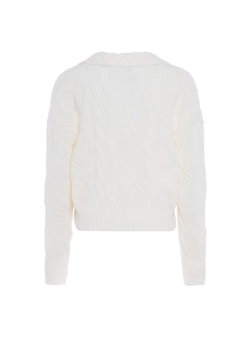 faina Damen Strickjacke in WOLLWEISS