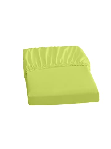 Dormisette Spannbetttuch Frotte-Stretch in apfelgrün