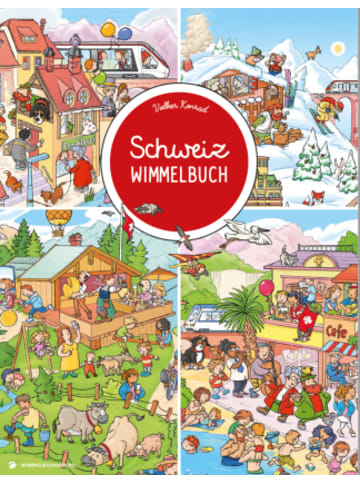 Adrian Verlag Buch - Schweiz Wimmelbuch