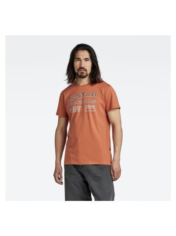 G-Star Raw T-Shirt in autumn leaf