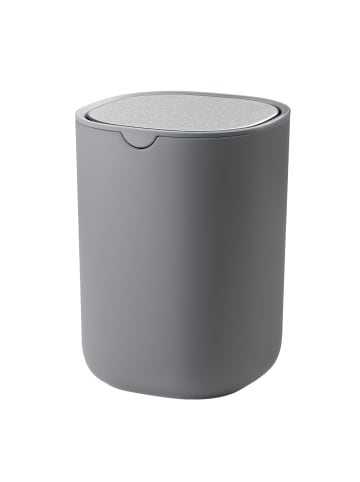 SONGMICS Tischmülleimer Parri in Grau - (B)11.6 x (H)15.8 x (T)11.6 cm - 1.5 L