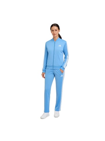 adidas Trainingsanzug im 3 Streifen Design in Blau