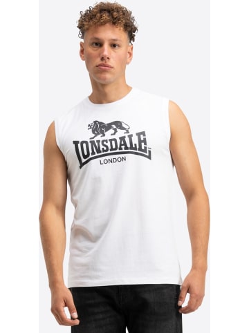 Lonsdale T-Shirt "Rolleston Ärmelloses T-Shirt Normale Passform Doppelpack" in Schwarz