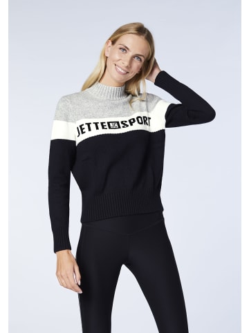 Jette Sport Strickpullover in Schwarz