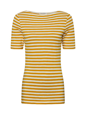 Marc O'Polo T-Shirt in gelb weiß