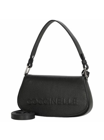 COCCINELLE Myrtha Maxi Log - Schultertasche 24 cm (noir) in schwarz