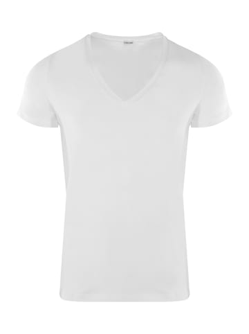 HOM V-Shirt Supreme Cotton in white