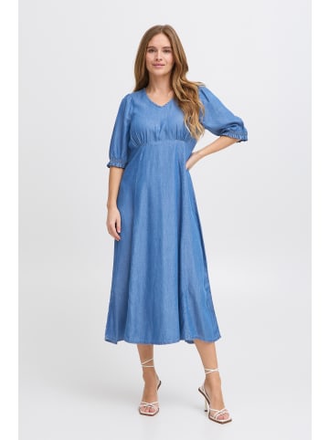 Pulz Kleid PZGAJA Feminine in Medium Blue Denim