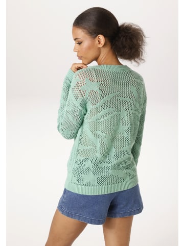 Aniston CASUAL Strickpullover in salbei