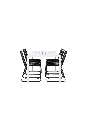 ebuy24 Gartenset Break 7-teilig Weiß 90 x 205 cm