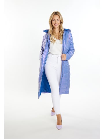 faina Damen Leichter Steppmantel in VIOLETT